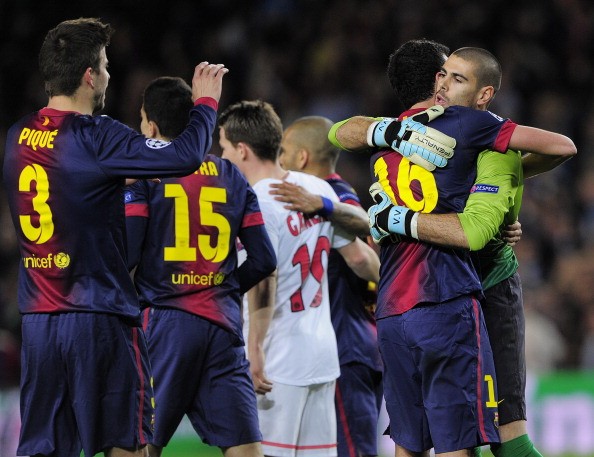 Trận đấu kết thúc, Barca là đội giành vé vào bán kết.